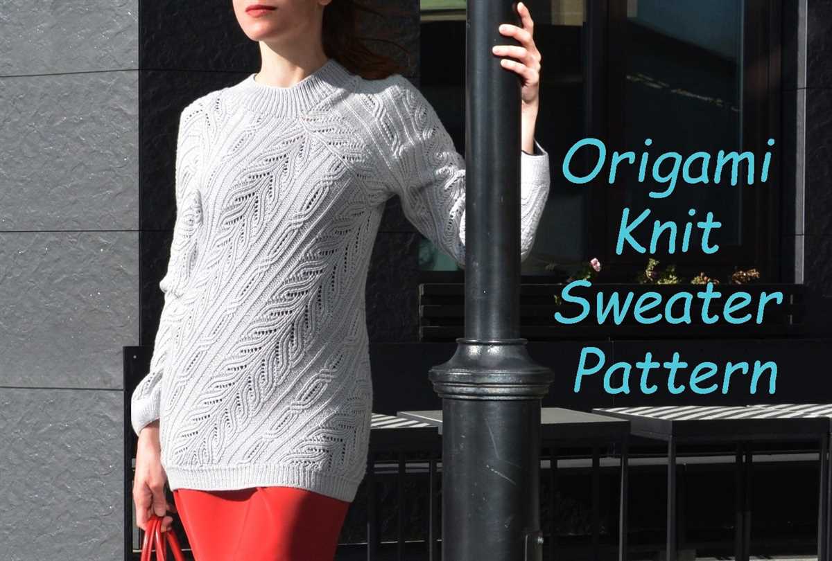 Knit star sweater pattern