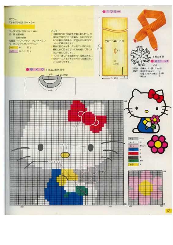 Hello kitty sweater knitting pattern