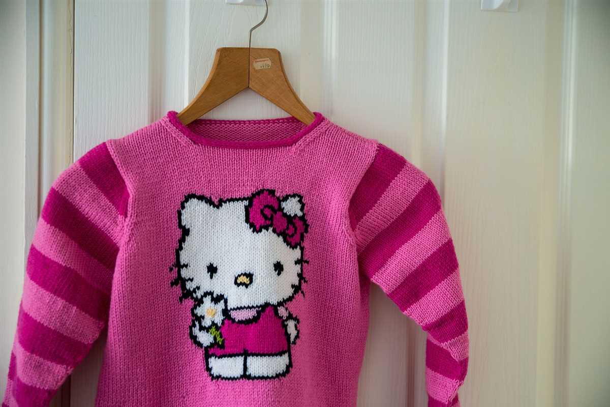 Hello kitty sweater knitting pattern