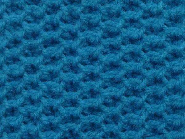 Hexagon stitch knitting pattern