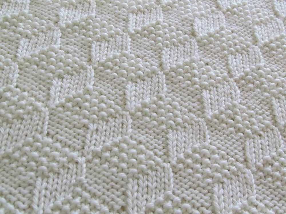 Double knit blanket pattern free