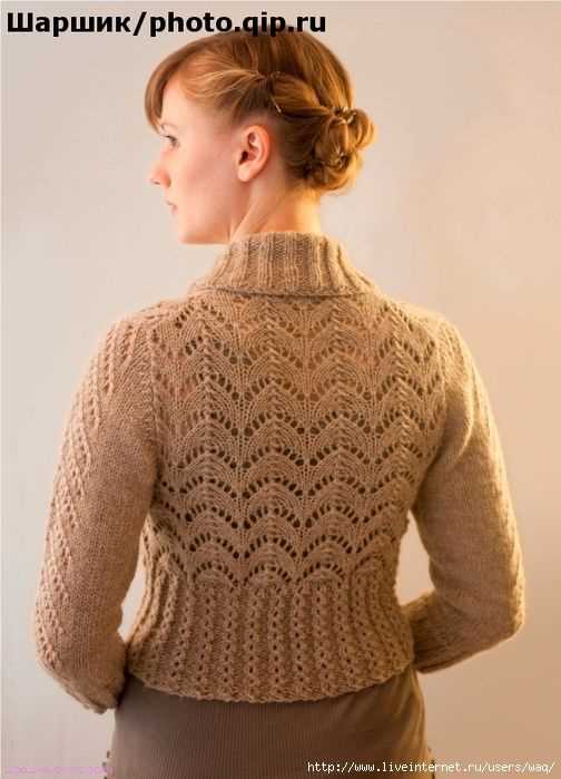 Bolero sweater knitting pattern