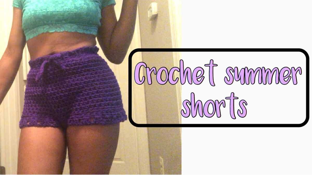 High waisted knit shorts pattern