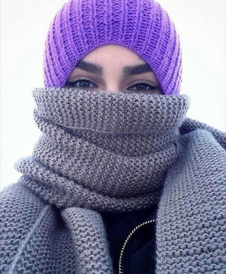 Hijab knitting pattern