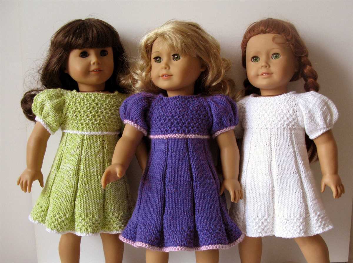Free knitting patterns for 7 inch dolls