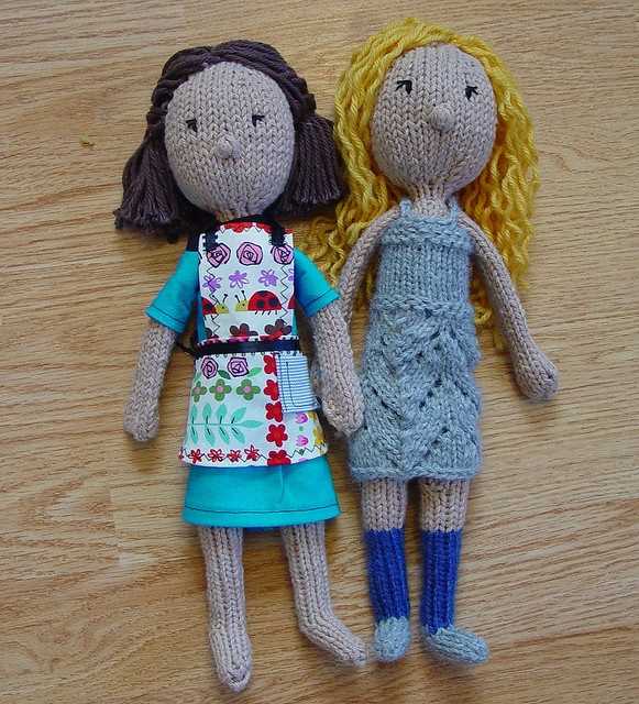 Basic doll knitting pattern