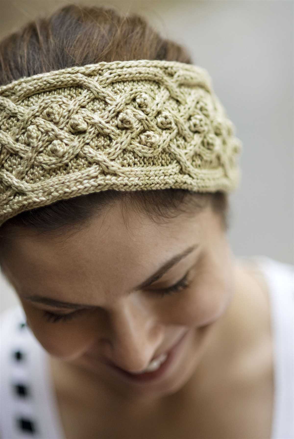 Headband pattern knit