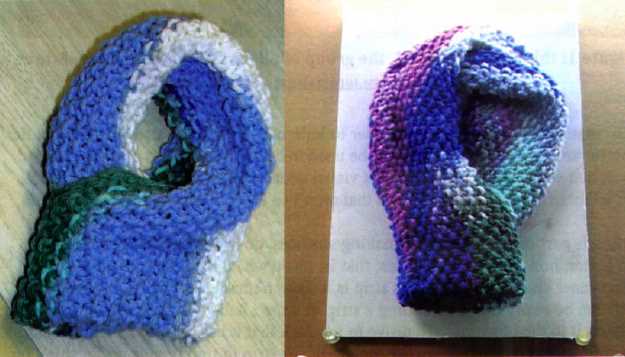 Klein bottle knitting pattern