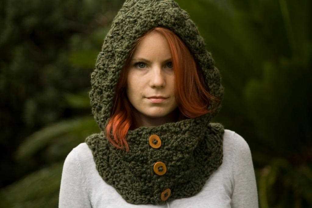 Hooded scarf knitting pattern ravelry