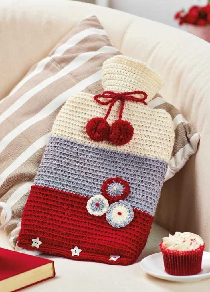 Hot water bottle cover knitting pattern free