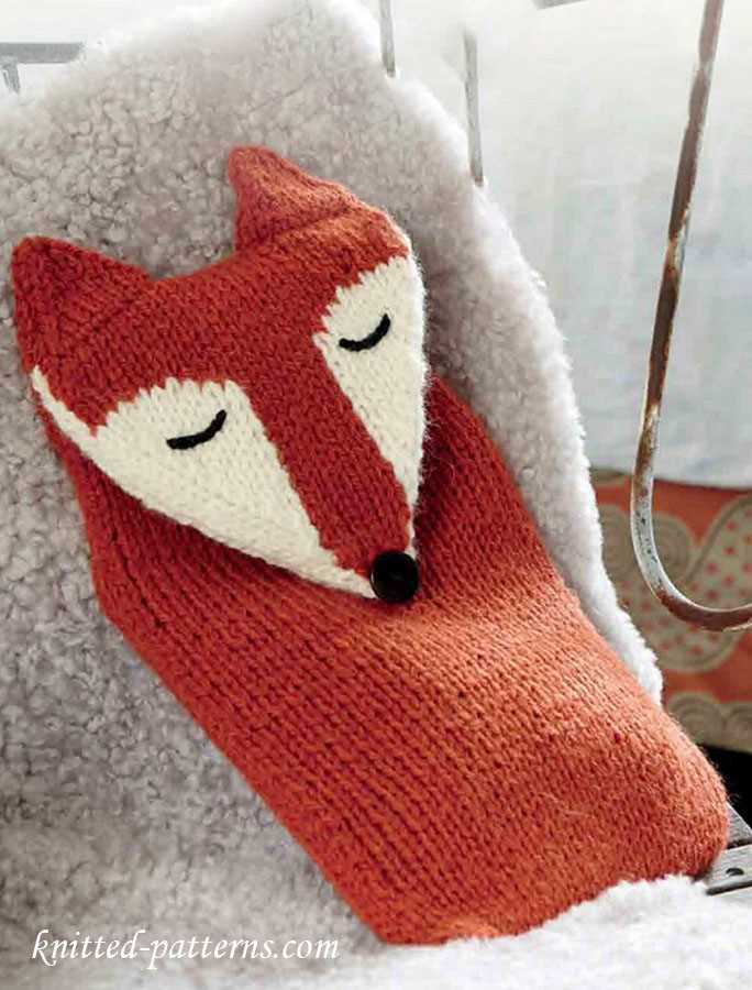 Hot water bottle cover knitting pattern free