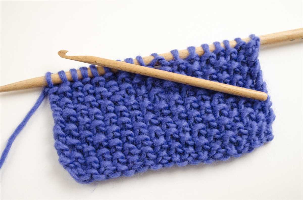 How to knit a crochet pattern