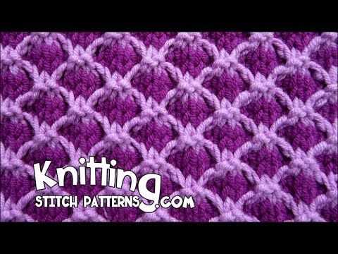 How to knit a pattern with two colors