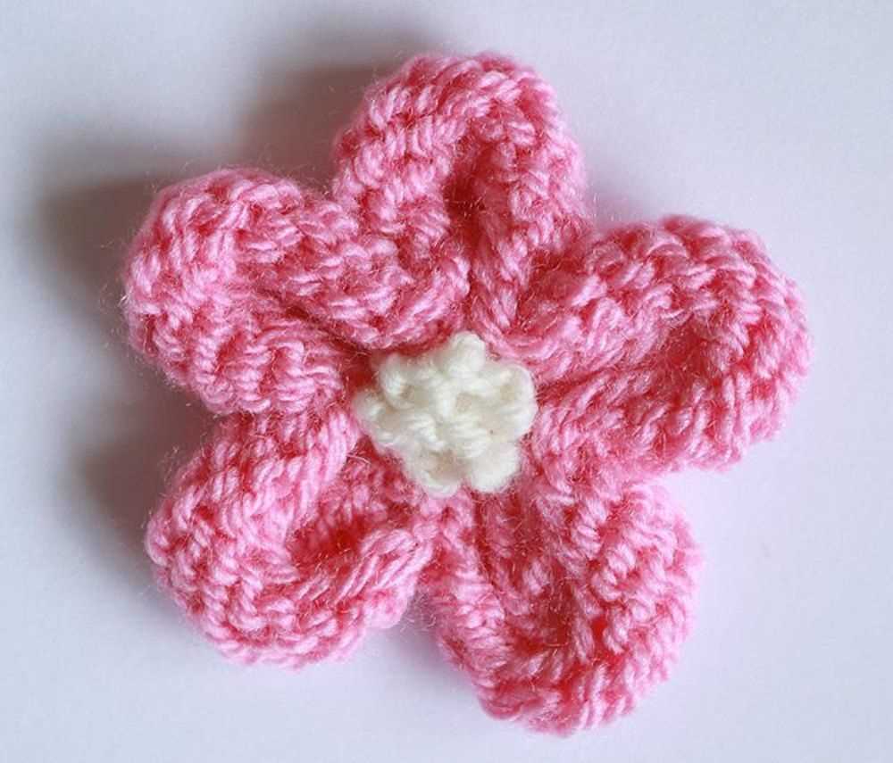 How to knit a rose pattern