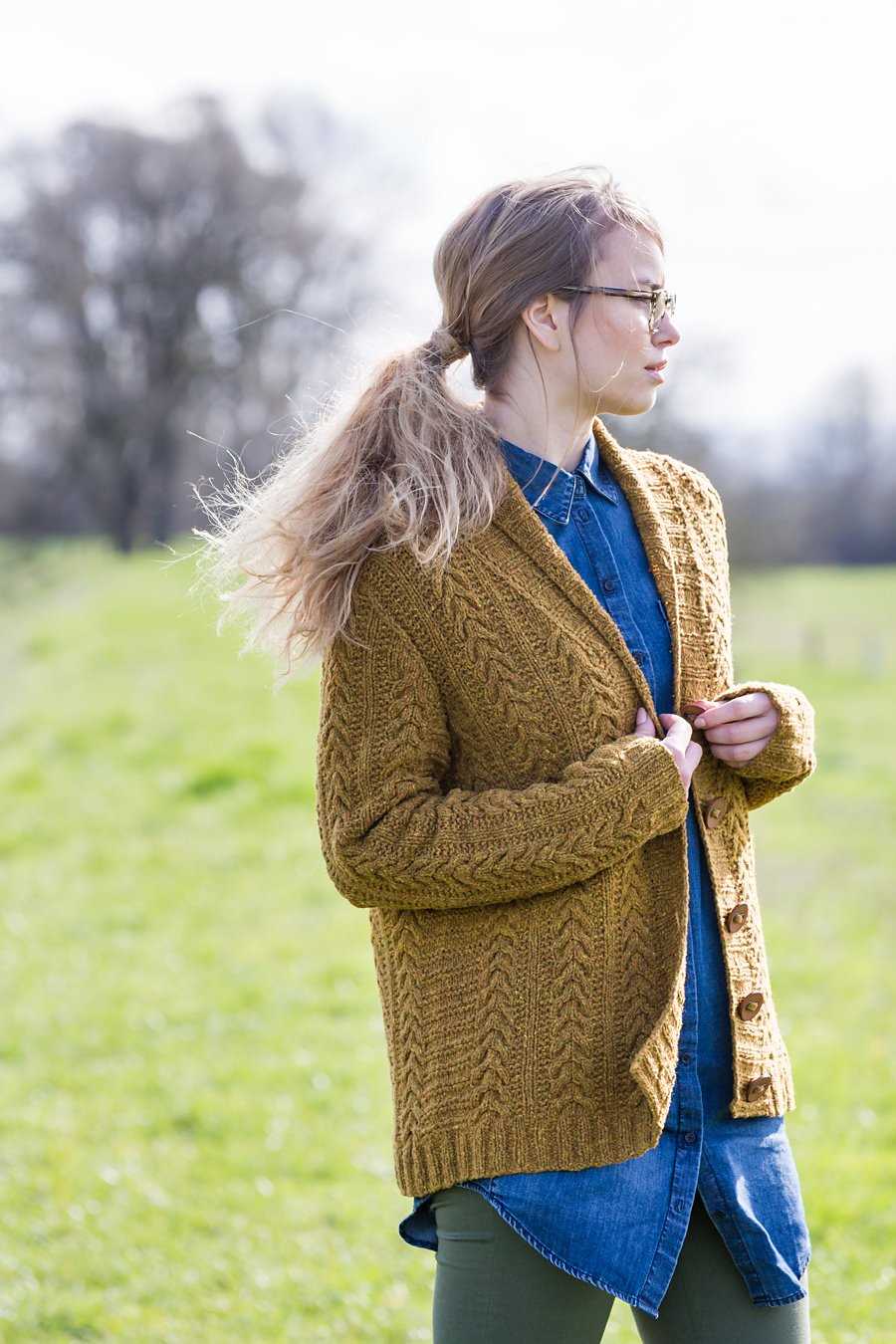Howl's cardigan knitting pattern
