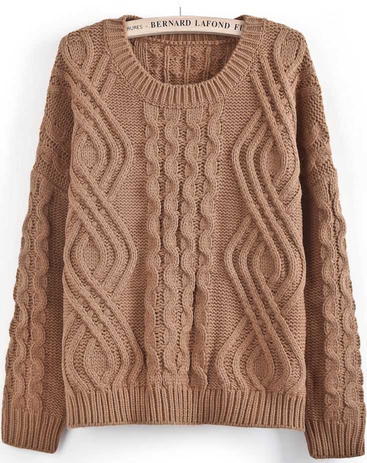 Create your own cozy chunky cable knit jumper Chunky cable knit jumper pattern