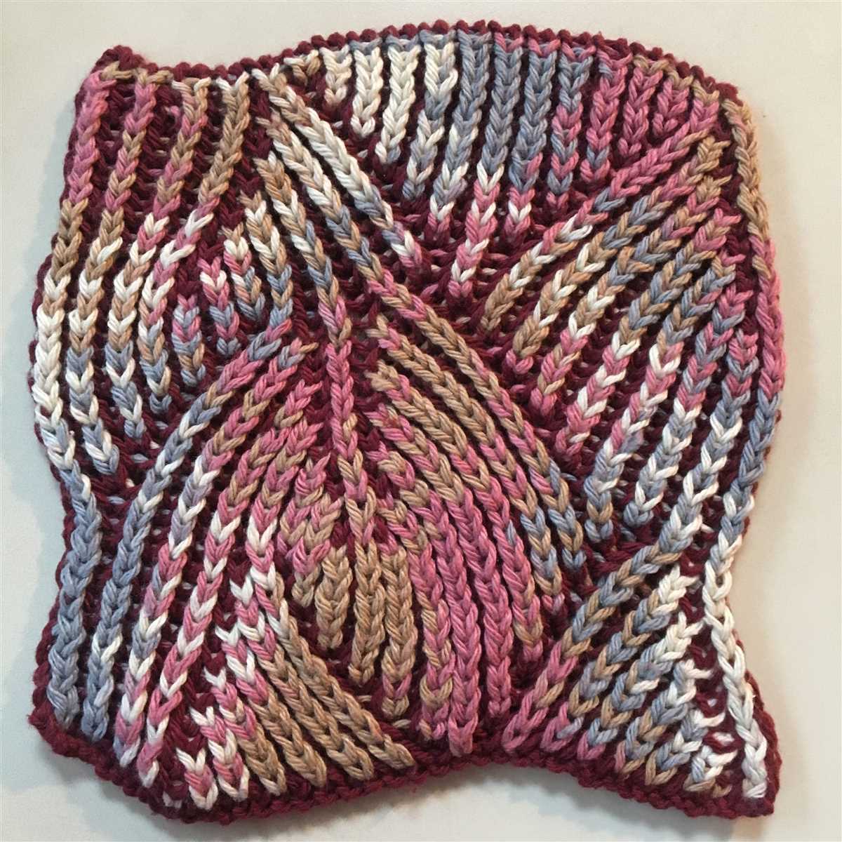Brioche pattern knitting