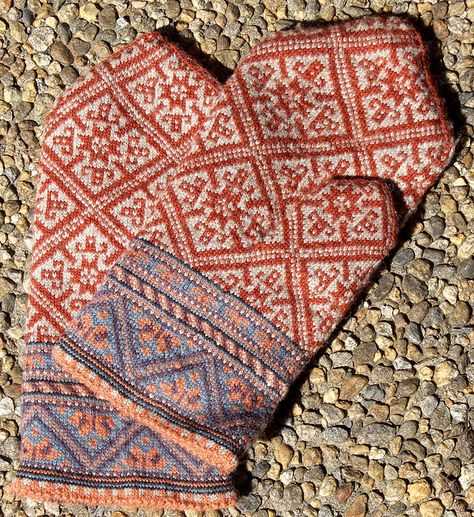Men's mittens knitting pattern