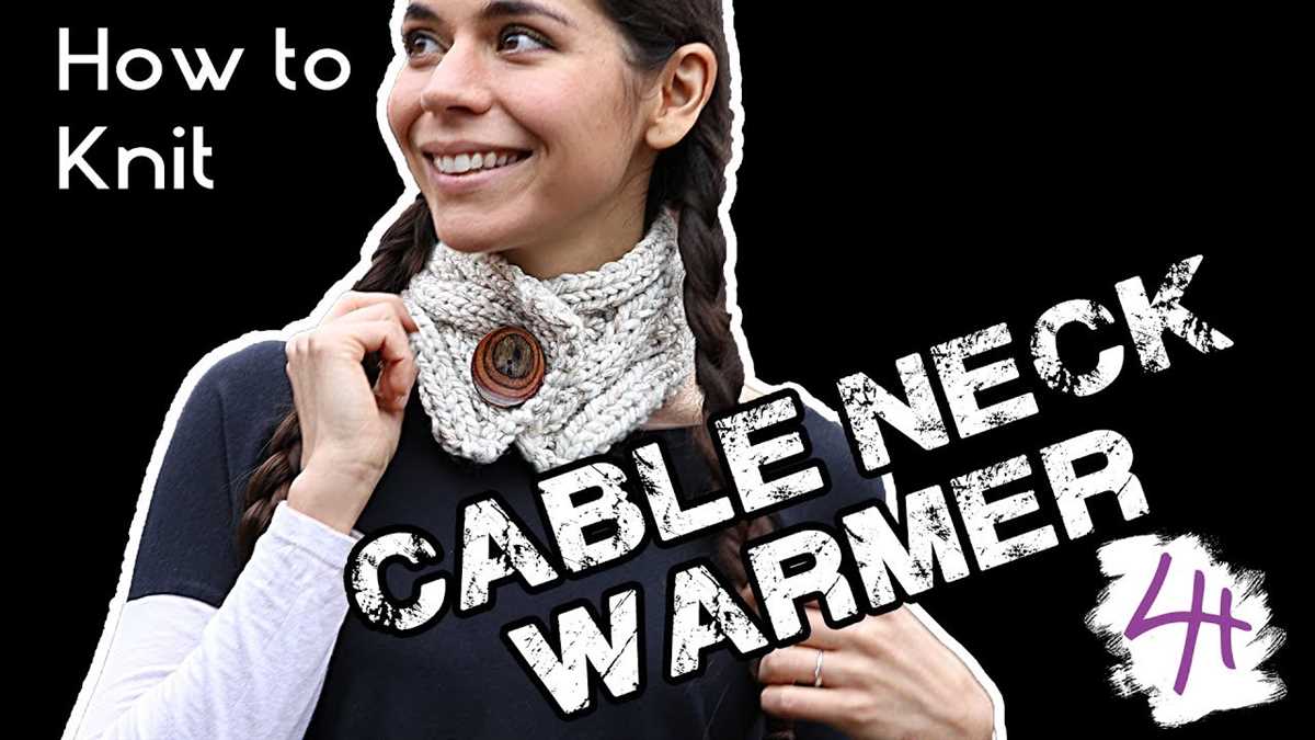 Beginner free knitting patterns for neck warmers