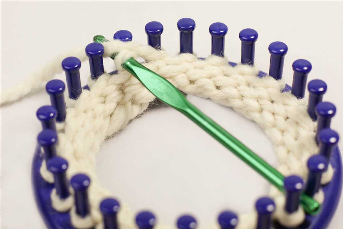 Patterns for loom knitting