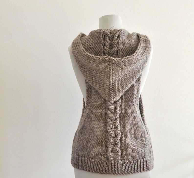 Sweater vest pattern knit