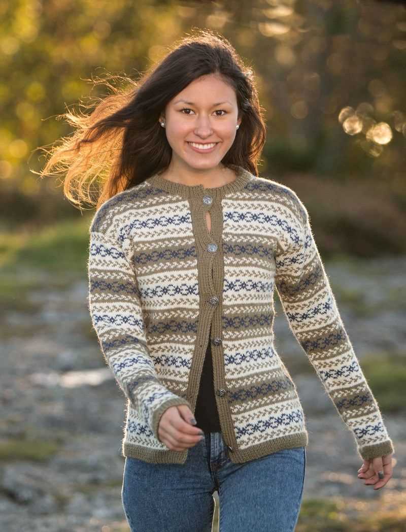 Fairisle cardigan knitting pattern