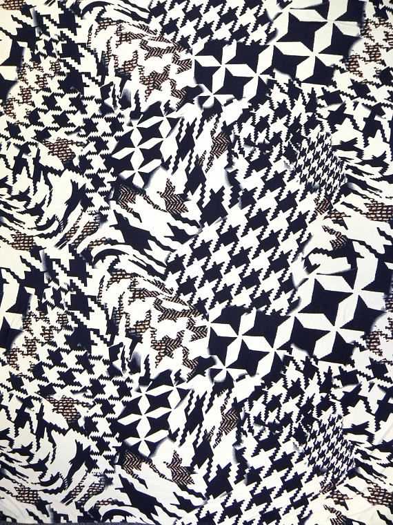 Knitting houndstooth pattern