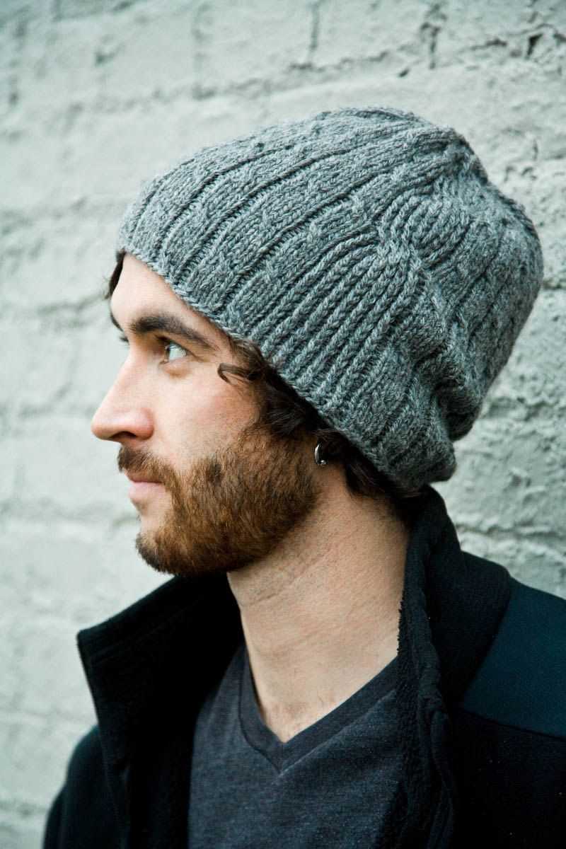 Men's hat knitting pattern