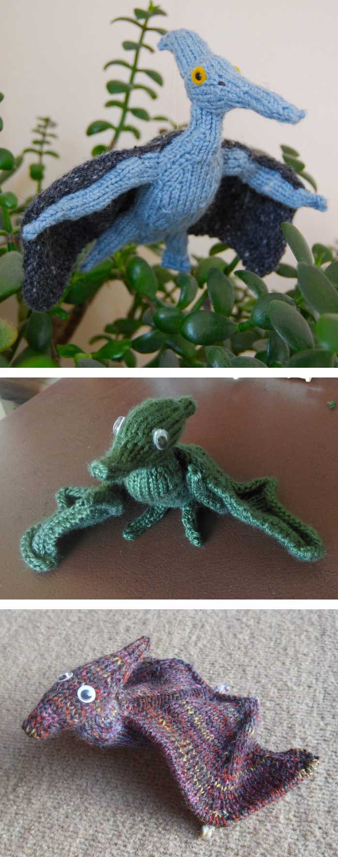 Mini dinosaur knitting pattern free