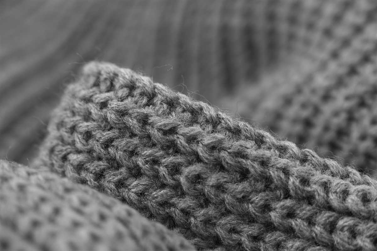 Open weave knit scarf pattern