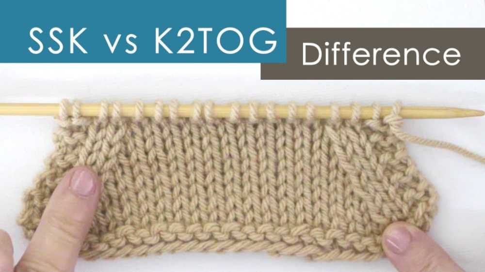 What does ssk mean in a knitting pattern