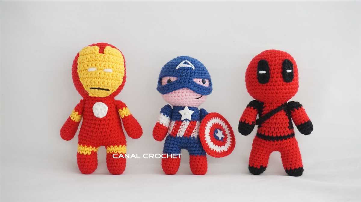 Captain america knitting pattern