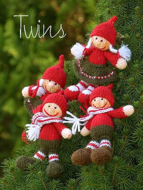 Christmas gnome knitting pattern