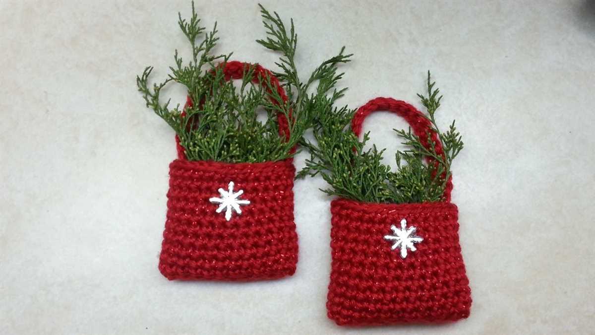 Christmas sack knitting pattern