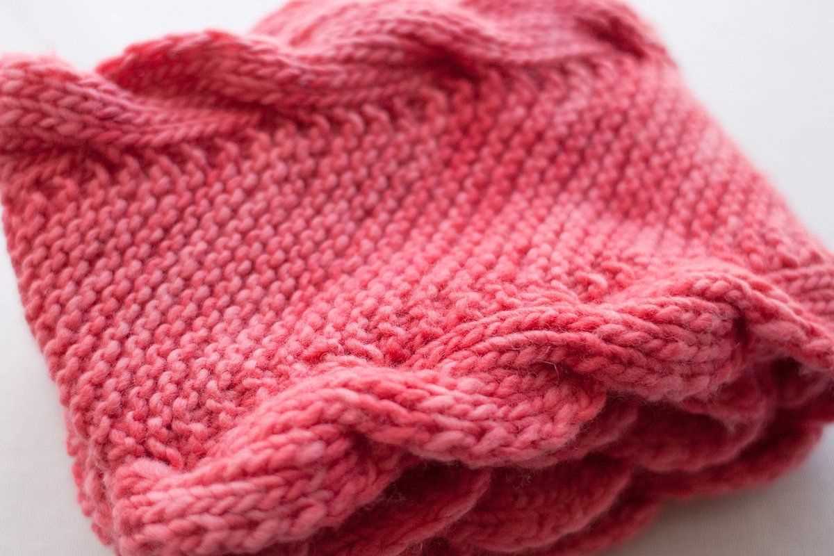 Bias knit scarf pattern free