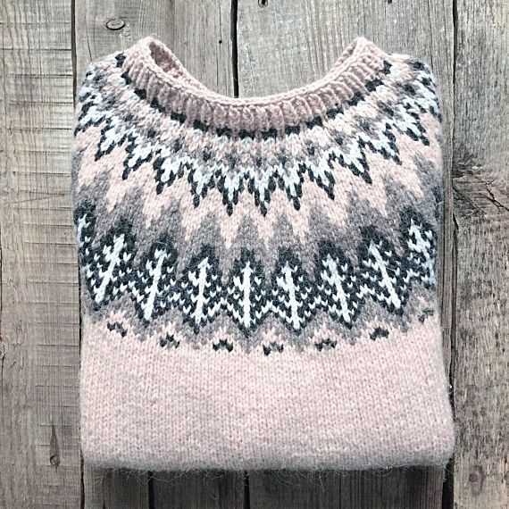 Icelandic knit sweater pattern