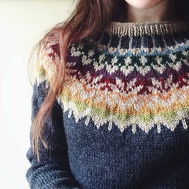 Icelandic knit sweater pattern