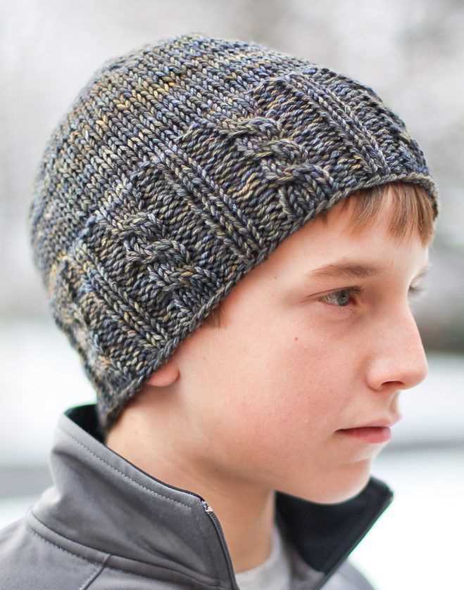 Mens beanie hat free knitting pattern