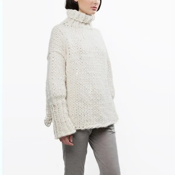 Oversized chunky knit sweater pattern free