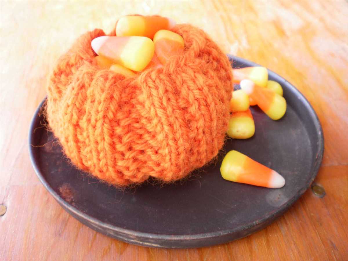 Free knit pumpkin patterns