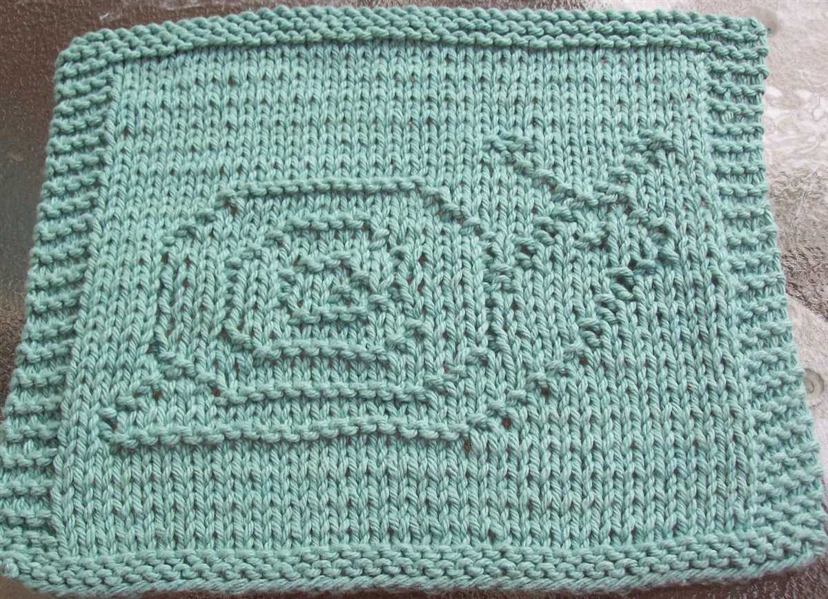 Knitting dishcloth patterns