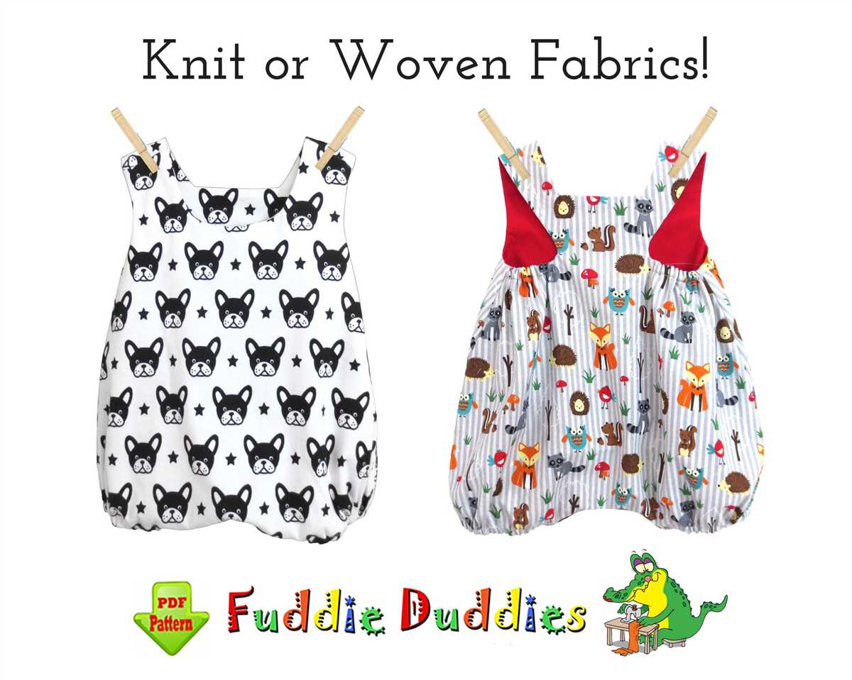 Knit bubble romper pattern