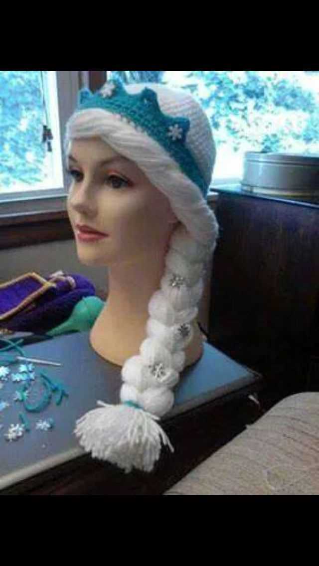 Elsa knitted hat pattern