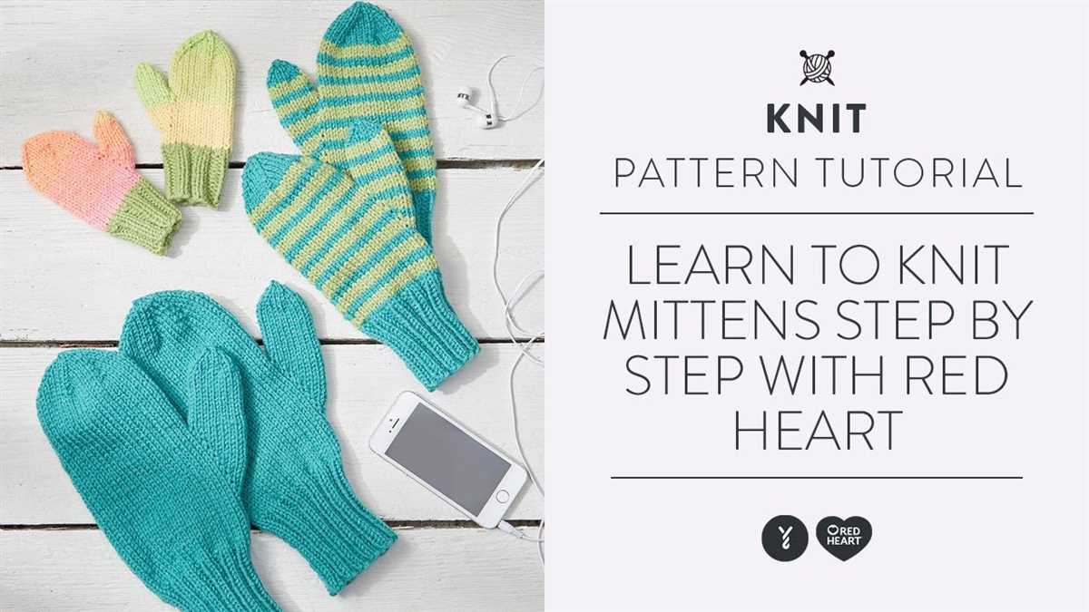 Knit mittens pattern free