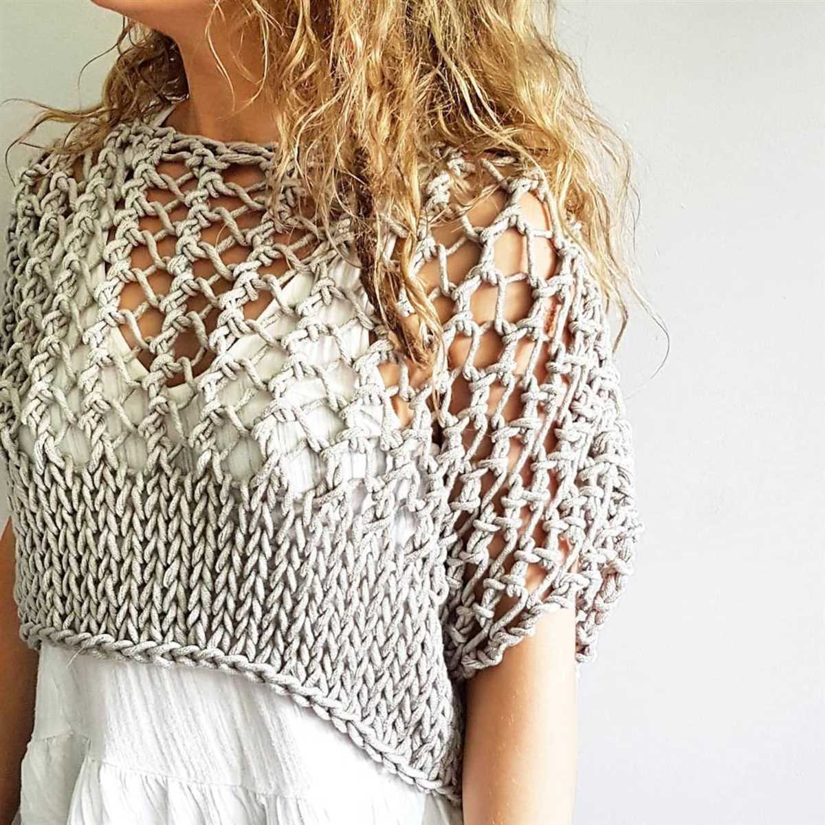 Easy crop top knitting pattern free