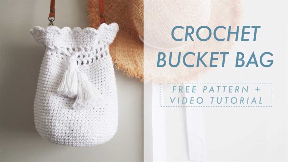 Knit bucket bag pattern