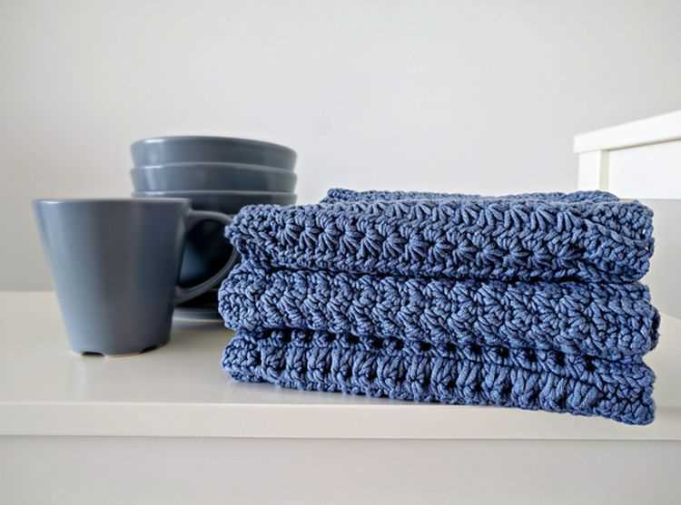 Chunky knit dishcloth pattern