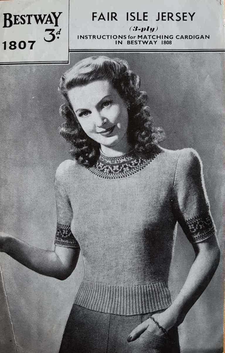 Vintage knitting pattern archive