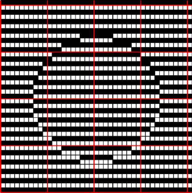Illusion knitting patterns