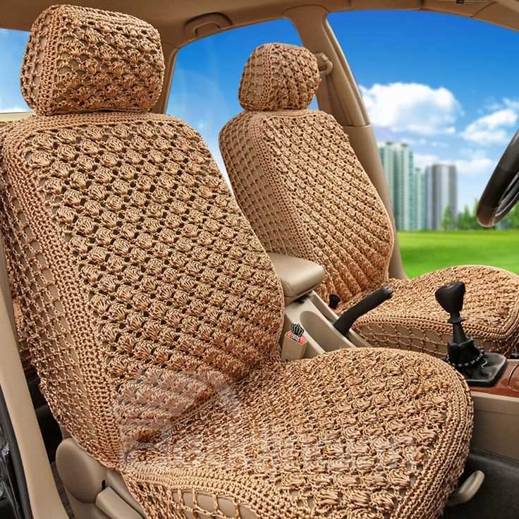 Car seat cover knitting pattern